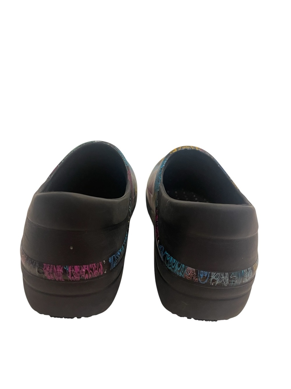 Women’s CROCS Neria Professional Clogs in Multicolor Print - Picture 5 of 6